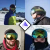 Eyewear OTG Ski Goggles Snow Glasses Men UV400 Antifog Coatings Skateboard Snowboard Skidåkning Kvinnor Solglasögon Outdoor Winter Sport 2019
