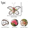 Decorative Flowers 1PC Simulation Lavender Butterfly Vine Decoration Commercial Living Room Foyer Window Garden Courtyard Home