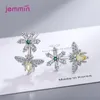 Boucles d'oreilles papillon en argent Sterling 925, mignon, pour femmes et filles, fête, cristal CZ, tendance, bijoux à la mode, vente en gros