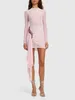 Casual Dresses 2024 Summer Womens Net Yarn Rhinestone Corset Mini Skirt Y2k Clothes Fashion High Quality Bra