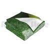 Blankets Grass Tennis Ball On Court Blanket Fashion Custom Sports