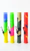 Foldable Silicone Bong Portable Silicone Water Pipes 78inches Folded Bong Metal Straight Perc Oil Concentrate Used Silicone Bongs7615607