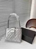 Schoudertassen Designer tas Cosmetische tassen soulder tas crossbody tas Diamond Ceck Metaal Lamsleer vierkante tas Blackstylishhandbagsstore