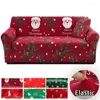 Chair Covers Christmas Sofa Slipcover Year For Living Room Pets Kids Elastic Adjustable Couch Cover Furniture Protector