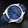 Montres de montres concepteurs pour hommes mécaniques 44 mm bleu sport