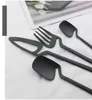 Ensembles de vaisselle Matte Cutlery 304 ACIER SELLEMENT DIGNER COUTEIL SEPHER