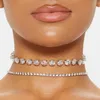 Gargantilha 2024 moda multi-camada colar para mulheres de alta qualidade strass temperamento jóias no pescoço