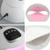 مجموعات Strong 66leds مصباح UV LED للأظافر البولندية تلميع مصباح الأظافر تجفيف مع مستشعر ذكي Manicure Hine Nail Art Equipment