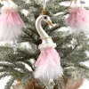 Christmas Decorations 2024 Swan-shaped Pendant Party Holiday Family Ornaments Fall For Home