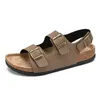 Sandals Men 2024 Outdoor Indoor Lightweight Fashion Casual Breathable Two Buckle Women Driving Daily Commute Unisex