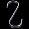 Hangers 3X Stainless Steel S Shape Hooks Powerful Kitchen Hanger Clasp Rack Clothes Holder 19X19mm