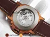Luxury Designer Watch zegarki dla męskiego mechanicznego ruchu na rękę na rękę 47 mm 619c