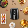 Air Fryers 75L air fryer TCJD01A household large capacity electric fryer intelligent multifunctional oven for baking egg piesgrilled chicken in the kitchen Y24040
