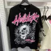 ヘルスターシャツメンズTシャツ半袖ティーデザイナーメンメン女性高品質のストリートウェアヒップホップファッションTシャツヘルスターショートベスト