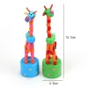 Montessori edukacyjne zabawki dla dzieci drewniane zabawki dla dzieci wczesne uczenie się Ćwiczenia niemowlęce palce elastyczne materiały żyrafy prezent zabawek