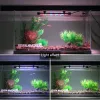 Microfones Aquarium LED Planta Lâmpada Crescer Lâmpada de peixe à prova d'água Luz de aquários de aquários subaquáticos 1858 cm 90260V 5730CHIP