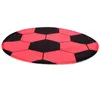 Tapis de Bain Tapis Chaises Tapis à Motif de Football Tapis de Sol Rond Football Polyester (Polyester) Salon Ordinateur Homme Zone Bureau Tapis de Sol