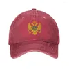 Бейсбольные кепки, крутая хлопковая бейсболка с гербом Черногории, женская и мужская персонализированная регулируемая шляпа для папы для взрослых, весенняя кепка
