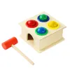 Toys Montessori pour enfants mar martelage en bois