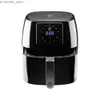 Fryers Air Fryer 4.75 Qt Compact Économie d'énergie Airfryer à faible teneur en matières grasses Y240402