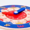 Montessori Matériaux Clock en bois