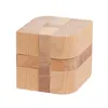 Hotsale Bamboo 3D handmade vintage KongMing lock Luban lock wooden toys adults puzzle children Educational Toy Christmas gift