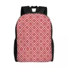 Sac à dos Ukraine broderie ukrainienne rouge noir sacs à dos école collège étudiant bookbag convient aux sacs géométriques bohèmes pour ordinateur portable de 15 pouces