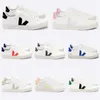 2024 Nya skor Franska Brasilien Green Low-Carbon Life V Organic Cotton Flats Platform Sneakers Women Casual Classic White Designer Shoes Mens Loafers 36-45 M42