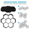 Décorations de jardin 1PC Formes de béton Moules Stepping Stone Paver Hexagon Maker Moule réutilisable DIY Passerelle Pavement Pavage Moules pour pelouse