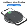 Control 10w Qi Fast Wireless Charging for Doogee S98 S99 S100 S95 S97 S89 Pro S96 Gt S88 Pro Plus V10 V20 V30 Wireless Phone Charger Pad