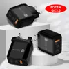 PD 25W Fast Mobile Phone Charger 5V 5A British Standard QC 3.0 Travel Type-c Adapter Charging Head