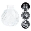 Vasen 5 PCs Glas Vase Clear Flower Tabletop Decor Desktop Herzstück für Arrangement kleine Behälter