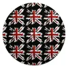 Couvertures Drapeau britannique Doux Chaud Couverture ronde Drapeaux Imprimer Voyage Jeter Hiver Graphique Personnalisé DIY Flanelle Couvre-lit Canapé-lit Couverture