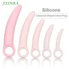 Toys Fxi Nouveau Silicone Crescent Anal Plug Femelle Butt Plug Gode Stimulation Anale Gspot Masturbation Adulte Sex Toys pour Femmes Hommes Meilleure qualité