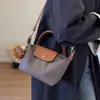 Ny lyxig axelväska Hong Kong Inköp nisch DIGN HANDBAG FÖR KVINNOR NY OCH VINTER HIGH-END NYLON TRECH DUMPLING WOMENS CROSSBODY