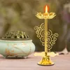 Kerzenhalter Leichtmetallhalter Dekor Tabletop Decoration Teelight Stand Lotus Kerzenhalter Retro Home