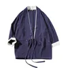 Ubrania etniczne Vintage Kimono Cardigan Men Men Kobiety Chiński styl Yukata Haori Tang Costume Classic Hanfu Summer Asian 3xl 4xl 5xl Tops