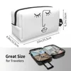 Cosmetic Bags Travel One Line Face Art Toiletry Bag Kawaii Pablo Picasso Makeup Organizer For Women Beauty Storage Dopp Kit Case