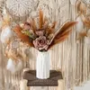 Decorative Flowers Wall Hanging Simulation Jiaolaiting Jiaobian Rose Dendrobium Orchid Bouquet Artificial CQ1674