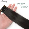 Extensions Isheeny 4060cm 6D 2nd Generation Extensions Human Hair 10pcs/set Invisible Micro Beads Hair Real Natural Human Hair 50 strands