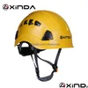 Caschi da ciclismo Xinda Professionale Alpinista Casco da arrampicata su roccia Protezione di sicurezza Camma esterna Escursionismo Equitazione Kit di sopravvivenza 240223 Dro Dh9Md