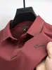 Herren-Poloshirts, leichte Luxus-High-End-Herbstkleidung, Designer-Langarm-Revers-POLO-Shirt, lässige Mode, einfarbig, bedrucktes Oberteil, M-4XL