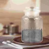 Butelki do przechowywania szklany słoik z szczelną pokrywką przezroczysty pojemnik na żywność do mąki ziaren kawy orzechy