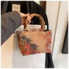 Designer Luxus Mode Tragetaschen Xiangyunsha Bambus Joint Qipao Handtasche Neue Chinesische Stil Hanfu Bambus Griff Handtasche für Frauen