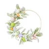 Couronne de fleurs décoratives, œufs Pastel, pour porte d'entrée, fenêtre, décoration murale et cadeau de célébration, livraison directe pour femmes