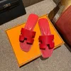 top designer women famous sandals slides mules loafers slippers black white pink red yellow brown casual luxurys flat trainers free shipping shoes