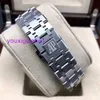 Montre-bracelet de luxe AP Royal Oak série 15400ST précision acier cadran gris hommes mode loisirs affaires sport machines montre