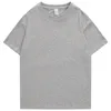 240G XS-4XL 남성 티셔츠 남성 여름 캐주얼 TSHIRTS 남자 짧은 드롭 어깨 면화 기본 평범한 단단한 티 셔츠 여성 플러스 크기 240320