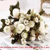 Decorative Flowers Home Decor Simulation Silk Ancient Shore Lilac Bouquet Balcony Garden Decoration Artificial Flower