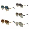 Hommes Femmes Designer Lunettes de soleil en métal plaqué or Cadre Lunettes de soleil Boîte d'origine MACH-SEVEN luxe de haute qualité Designer DITA Business Sports Style p6tA #